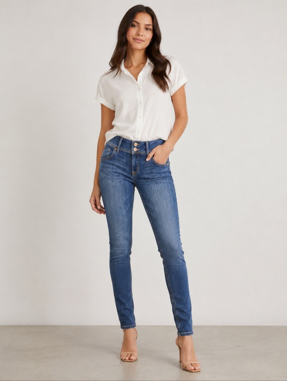 ❤️ NWT! HUDSON COLLIN FLAP SKINNY JEANS, 6 (28)